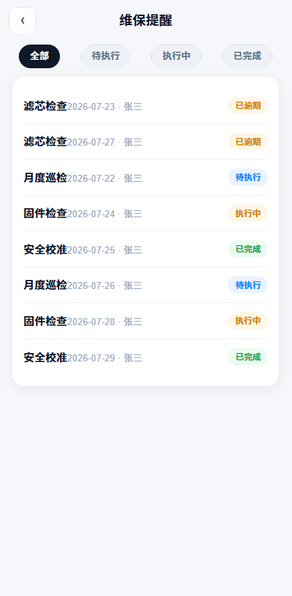 维保工单接收与处理